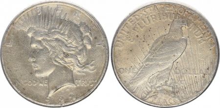 USA 1 Dollar Peace - 1922 S San Francisco Argent