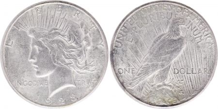 USA 1 Dollar Peace - 1923 San Francisco S - Argent