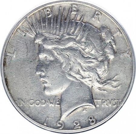 USA 1 Dollar Peace - 1928 S San Francisco petit S