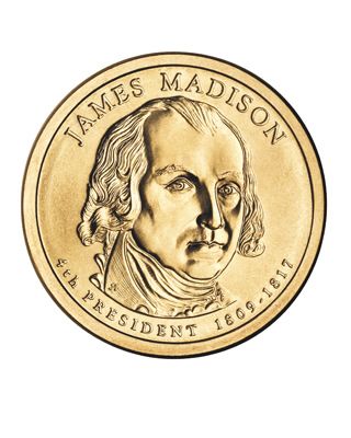 USA 1 Dollar USA 2007 - James Madison