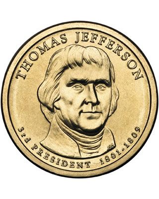 USA 1 Dollar USA 2007 - Thomas Jefferson