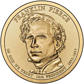 USA 1 Dollar USA 2010 - Franklin Pierce