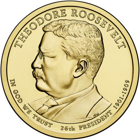 USA 1 Dollar USA 2013 - Théodore Roosevelt