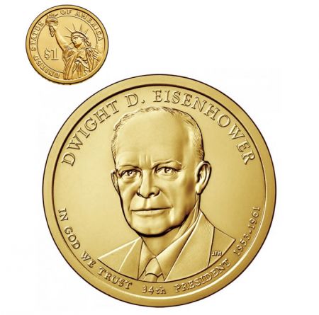 USA 1 Dollar USA 2015 - Dwight D. Eisenhower
