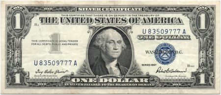 USA 1 Dollar Washington - 1957 - U 83509777 A