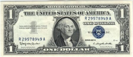 USA 1 Dollar Washington - 1957 B - R 29578949 A
