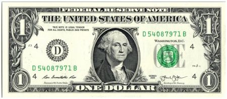 USA 1 Dollar Washington - 2013 - D4 Cleveland