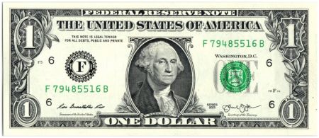 USA 1 Dollar Washington - 2013 - F6 Atlanta