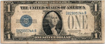 USA 1 Dollar Washington - Blue Seal 1928 A - D82995744B