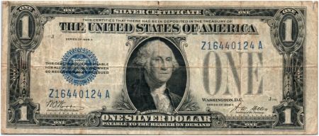 USA 1 Dollar Washington - Blue Seal 1928 A - Z16440124A