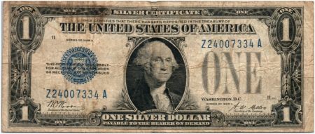 USA 1 Dollar Washington - Blue Seal 1928 A - Z24007334A