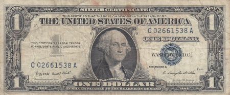 USA 1 Dollar Washington - Silver Certificate 1957 - séries variées - TB à TTB