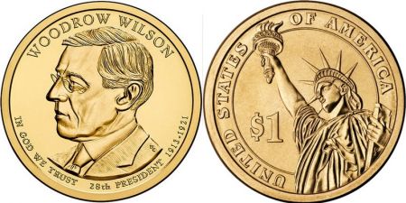 USA 1 Dollar Woodrow Wilson - 2013 D Denver