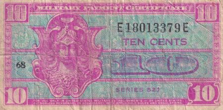 USA 10 Cents - Military Cerificate - 1954 - Série 521 - B+ - M.30