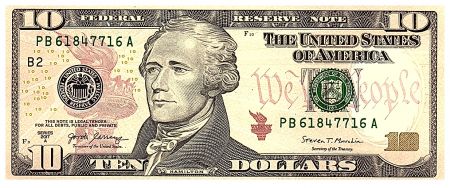USA 10 Dollars - Alexander Hamilton - 2017A -  B2 New-York