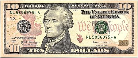 USA 10 Dollars Hamilton - 2017 - L12 San Francisco - Neuf
