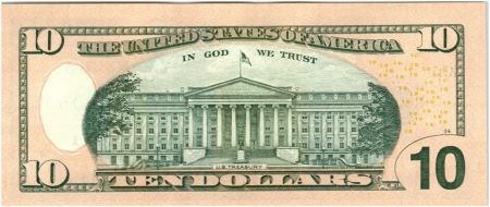 USA 10 Dollars Hamilton - Batiment du Trésor 2013 K11 Dallas