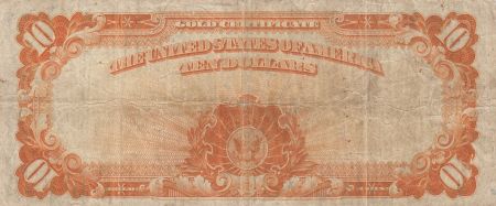 USA 10 Dollars Michael Hillegas - Yellow seal 1922
