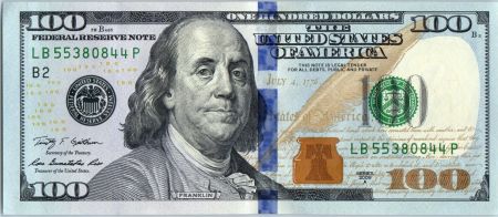 USA 100 Dollars Franklin -  B2 New York - 2009 A