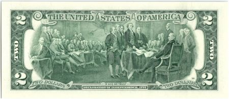 USA 2 Dollars Jefferson - 2013 B2 New York - Neuf