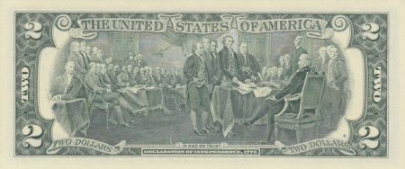 USA 2 Dollars Jefferson - Indépendance 1776 - 2013 K11 Dallas - Neuf