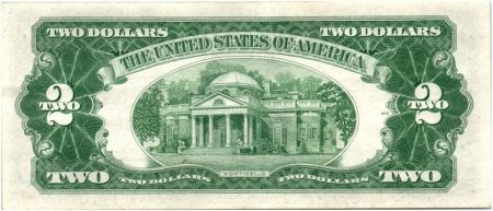 USA 2 Dollars Jefferson - Monticello - 1953 - A 35806332 A
