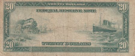 USA 20 Dollars Cleveland - 1914- TB - P.361 - L12 San Francisco
