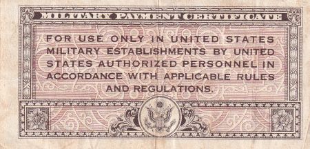 USA 5 Cents - Military Certificate - ND (1946) - Série 461 - P.M1
