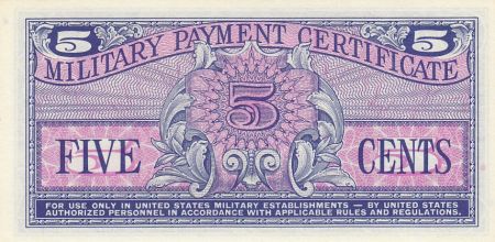 USA 5 Cents Military Cerificate - Série 611 - 1964