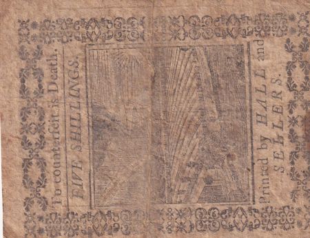 USA 5 Shillings - Pennsylvanie - Colonial - 01-10-1773