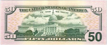 USA 50 Dollars Grant - Capitol 2009 B2 New York