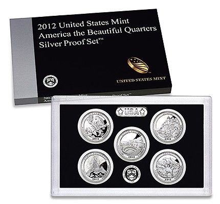 USA BE.2012.S Coffret Proof BE Quarters 2012 Argent