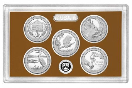 USA BU.2015 Coffret Proof BU Quarters 2015 - 5 pièces
