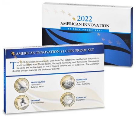 USA Coffret American Innovation 2022 - 4 pièces - S San Francisco