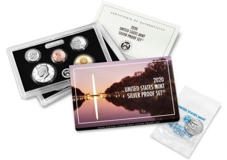 USA Coffret Silver Proof  2020 - 10 pièces San Francisco