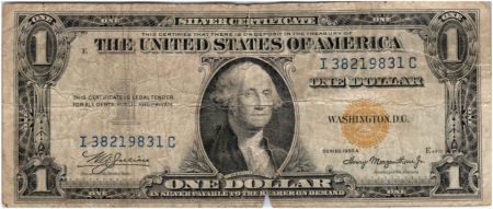 USA Etats Unis d\'Amérique 1 Dollar Washington - Yellow seal 1935 A - I38219831C