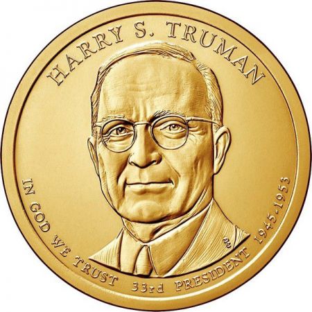 USA New.2015 1 Dollar, Harry Truman - 2015 P Philadelphie