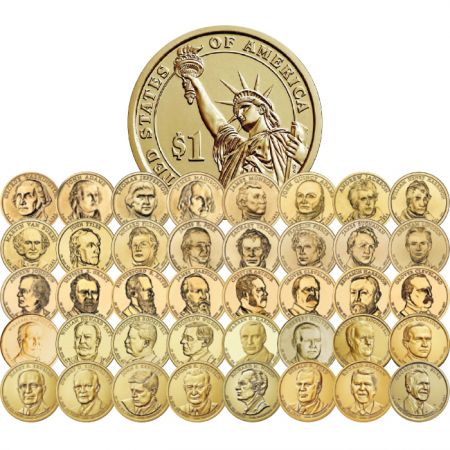USA Série 40 x 1 dollar Présidents des États-Unis d\'Amérique