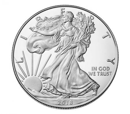USA USA $1 2018 Eagle Proof argent