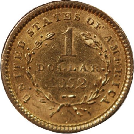 USA USA, LIBERTY HEAD - 1 DOLLAR OR 1851