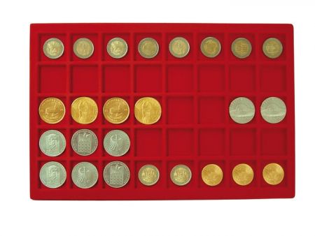 Valise numismatique - Pour 355 monnaies