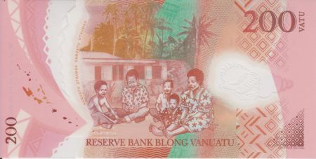 Vanuatu Billet 200 Vatu VANUATU 2014 (polymère)