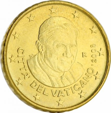 Vatican 10 centimes d\'euro - Vatican 2008