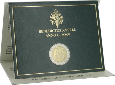 Vatican 2 Euros Commémo. 2005 VATICAN - JMJ à Cologne