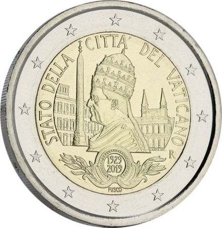 Vatican 2 Euros Commémo. BU 2019 - 90 ans de la fondation de l\'Etat du Vatican