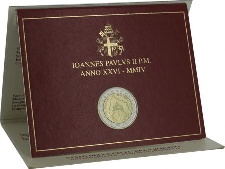Vatican 2 Euros Commémorative 2004  - Fondation de l\'Etat du Vatican