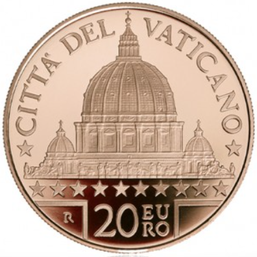 Vatican 20 Euros Cuivre - Basilique Saint Pierre - 2022