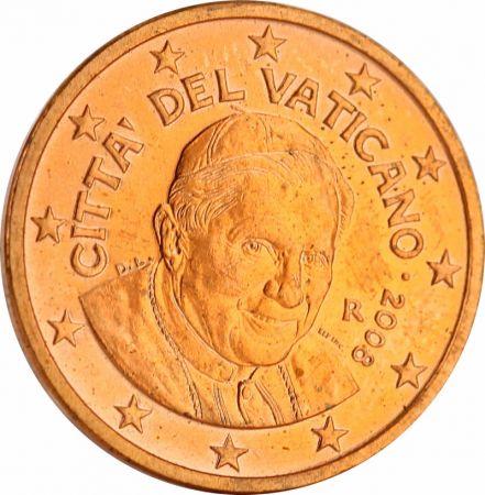 Vatican 5 centimes d\'euro - Vatican 2008