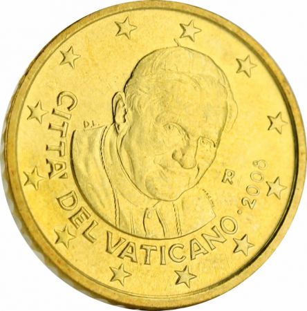 Vatican 50 centimes euros VATICAN 2008
