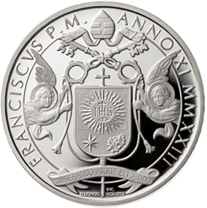 Vatican Benoit XVI et François - 10 Euros Argent 2023